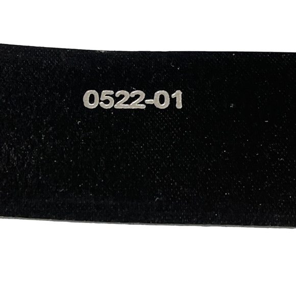 Mens Classic Black Genuine Top Grain Leather Belt Made in Mexico Size 32 - Picture 5 of 6